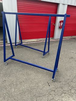 Clothing racks with wheels