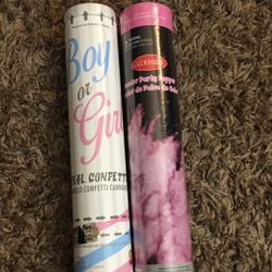 Boy And girl Gender REVEAL Popper's