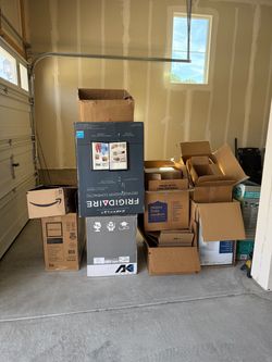Free: Collection of Cardboard Moving Boxes