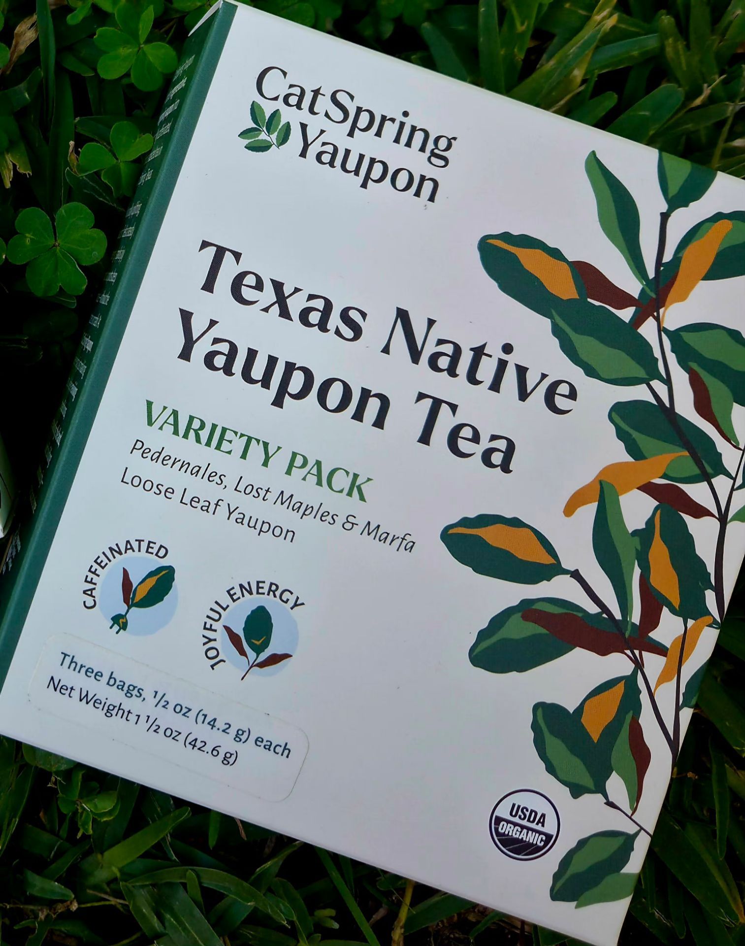 Loose Leaf Yaupon Variety Pack – Green, Medium & Dark Roasts