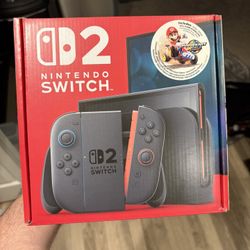 Nintendo Switch 2 With Mario Kart World New