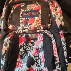 Very Unique Backpack JanSport-- Hablo Espańol 