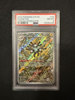 Pokémon Surging Sparks: PSA 8 Magneton