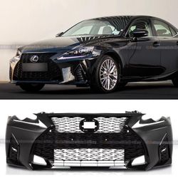 For 14-16 Lexus IS250 IS350 Conversion to 21+ IS500 F-Sport Front Bumper Kit