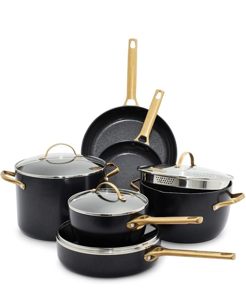 GreenPan Reserve Hard Anodized Healthy Ceramic Nonstick 10 Piece Cookware #1163