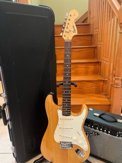 Squier Affinity Stratocaster w/ Hardshell Case, Fender Amp