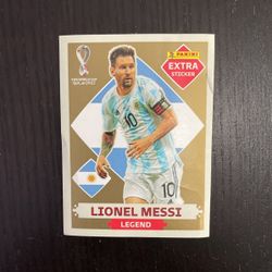 Panini 2022 World Cup Gold Legend Messi 