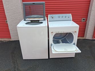 Whirlpool electric dryer& Kenmore washer.