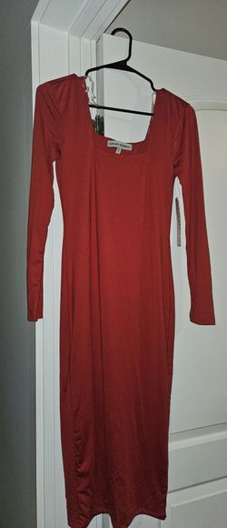 Jessica Doubled Line Midi Dress Fashion Nova 