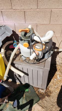 Above Ground Pool Sand Filter Pump System