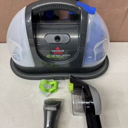Bissell Little Green Pet Deluxe Portable Carpet Cleaner and Car/Auto Detailer, 3353, Gray/Blue