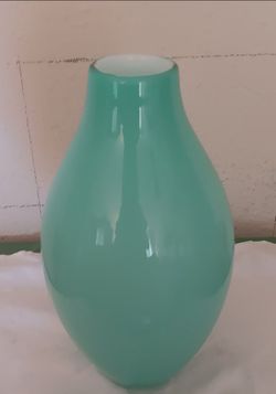 Jade color vase