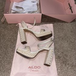 ALDO PEARL HEELS 