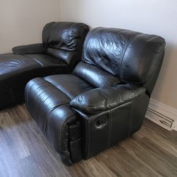 Leather Couch (black)