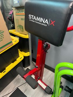 Stamina X Adjustable Ab, Back and Core Weight Bench