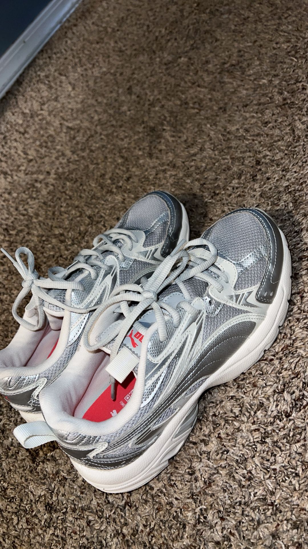 silver puma women shoes brand new