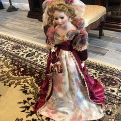 Vintage Victorian Porcelain Doll