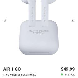 Air 1 Go Happy Plugs Earbuds  (Black)