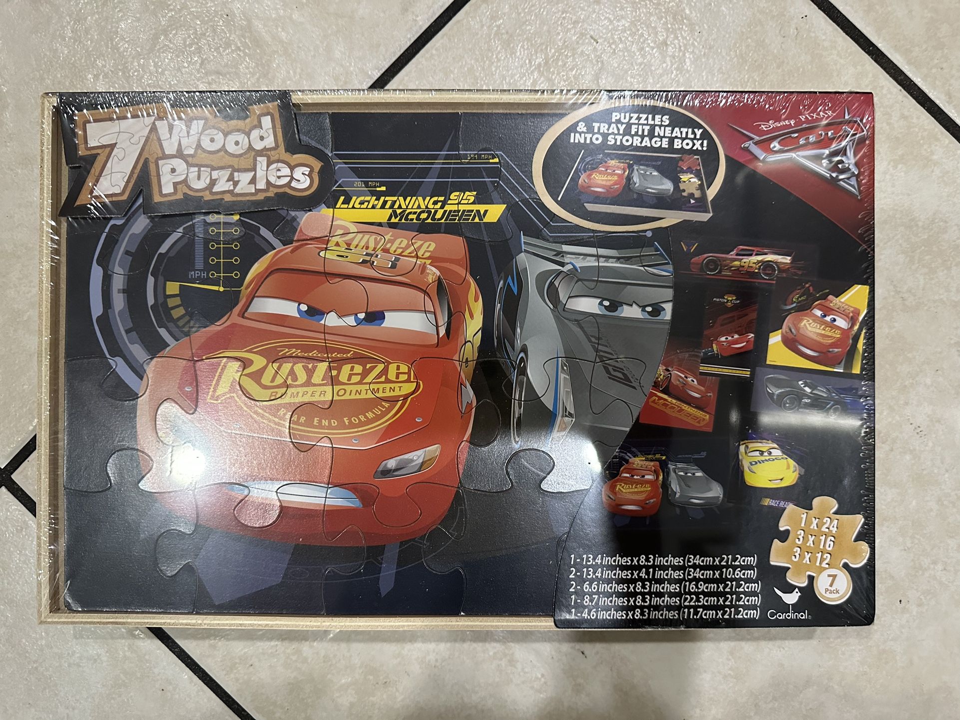 Brand New Lightning McQueen Puzzle Set