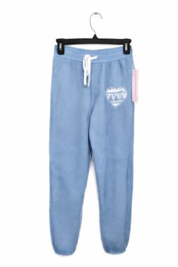 Blue Heart Graphic Jogger Pants