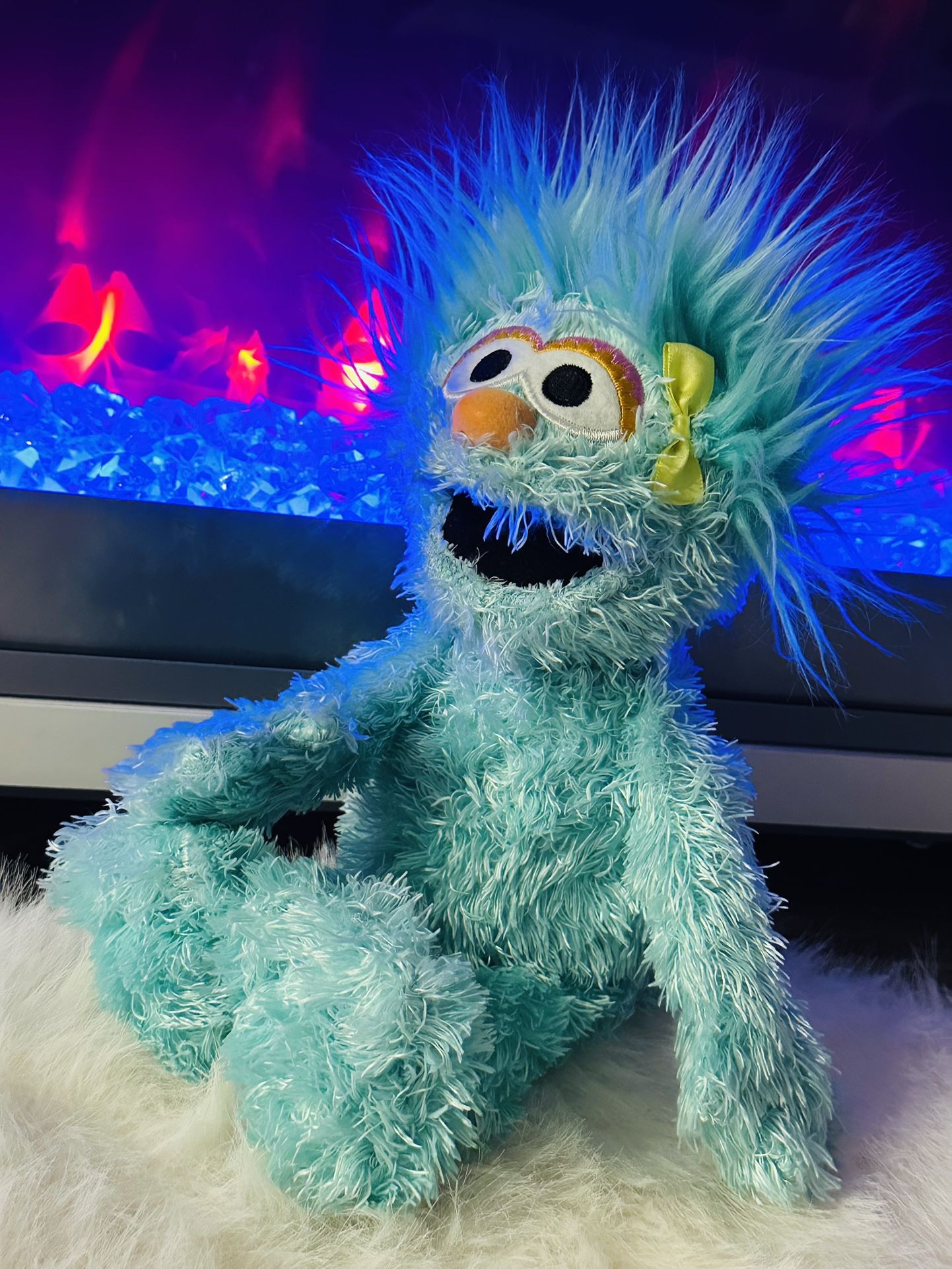 RARE Gund Sesame Street 2012 Rosita Plush 13” Doll Toy Stuffed Animal320724 HTF