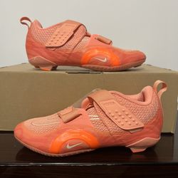 Nike SuperRep Cycle 2 Next Nature Cycling Shoes Women's Size 7 Total Orange