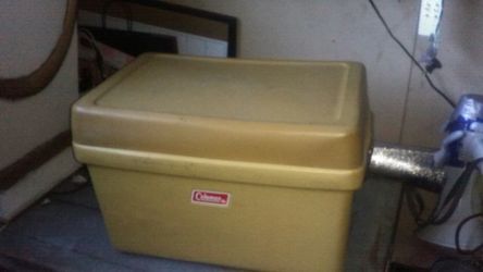 Coleman cooler vintage rare