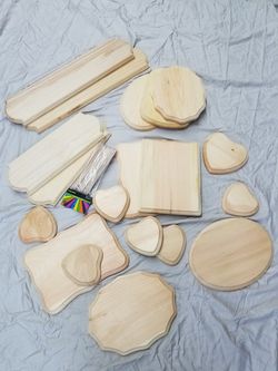 Wood art work blanks