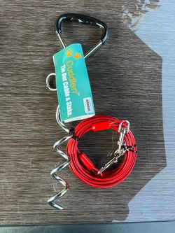 20 ft dog tie out cable and stake