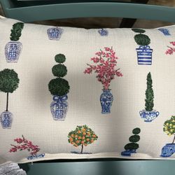 One Beautiful Topiary Pillow 