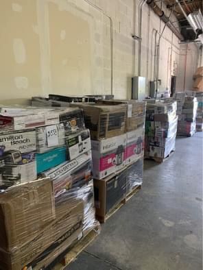 Pallets with UNTESTED Amazon Returns in bulk - kitchen appliances (READ)