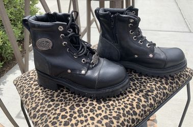 Wicked Road Warrior Women’s Motorcycle Boots Size 7.5