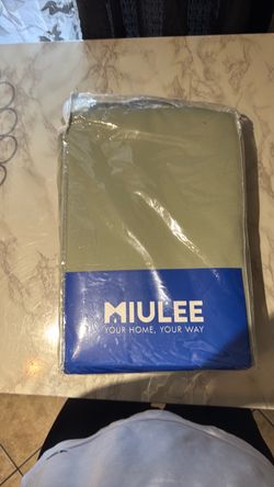 MIULEE Olive Green Bedding Set