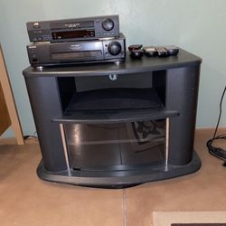 TV stand With 2 Shelves A D Glassdoor. Below 