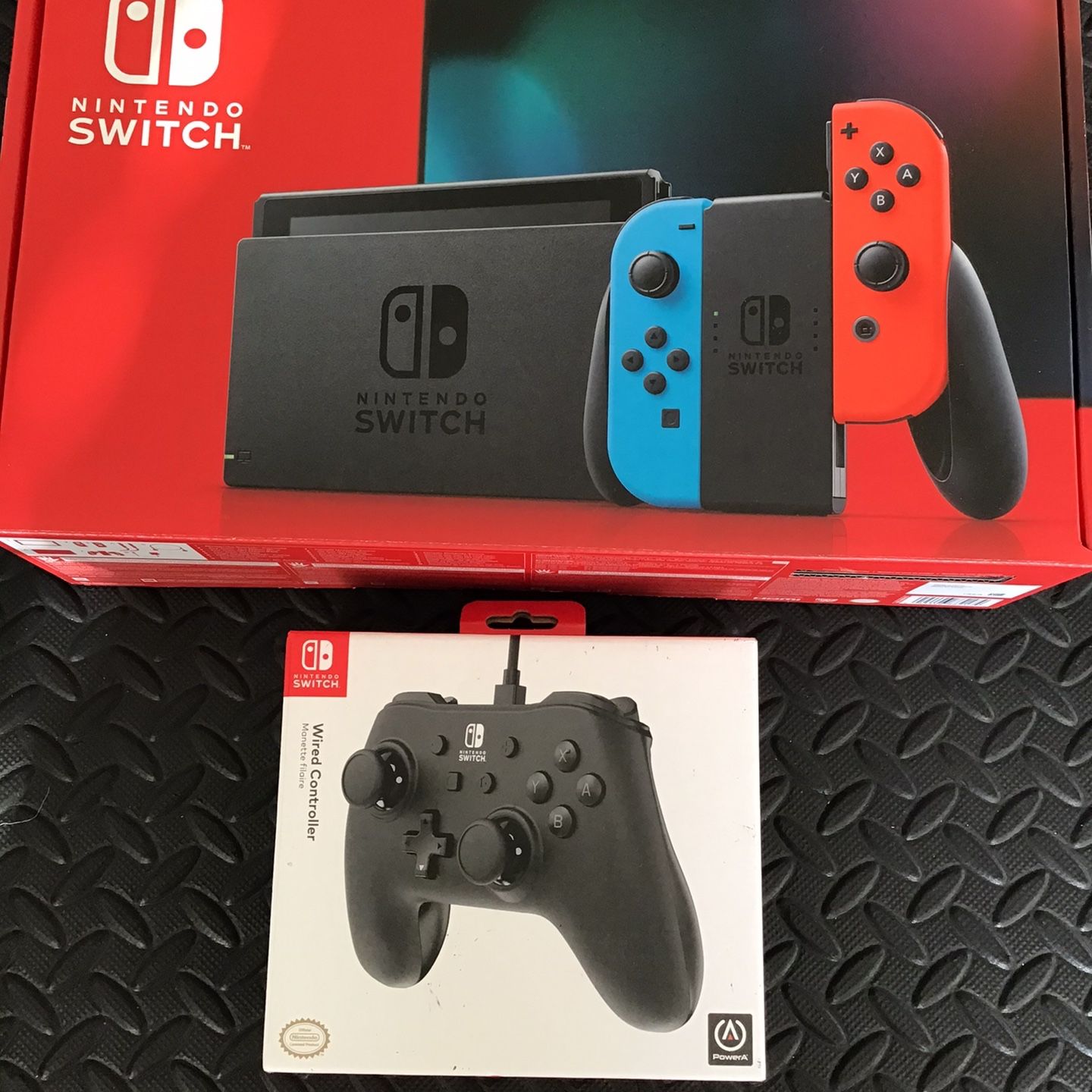 Nintendo Switch V2 Version 2 with Extra Wired Controller Brand New In Box