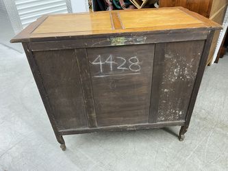 Antique 3 Draw Solid Wood Dresser  Thumbnail