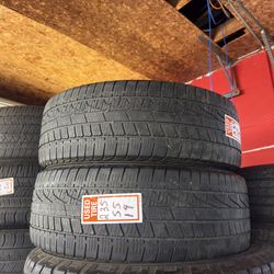 235/55/19 Two Tires Used 