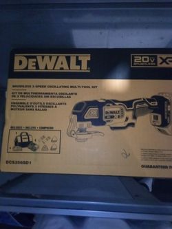 DeWalt 20 Volt Brushless 3-speed Multi Tool Kit