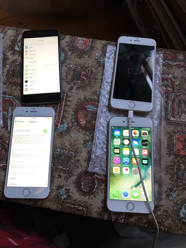 3 IPhone 6 left