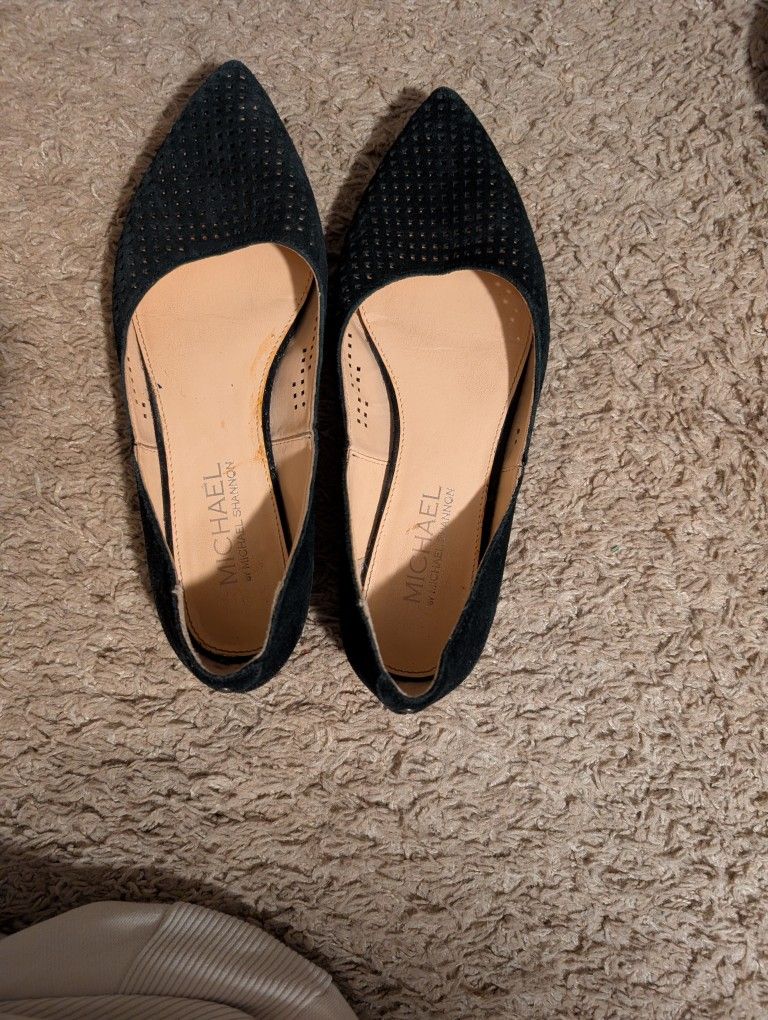 Michael Shannon Flat Pointed Toe Shoes 