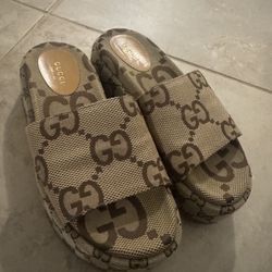 Gucci Platform Sandals 38