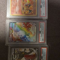 Charizards PSA 9s 