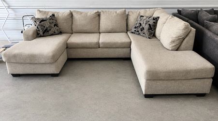 FREE Local Delivery 🚚- Grey 3 pcs sectional couch sofa set