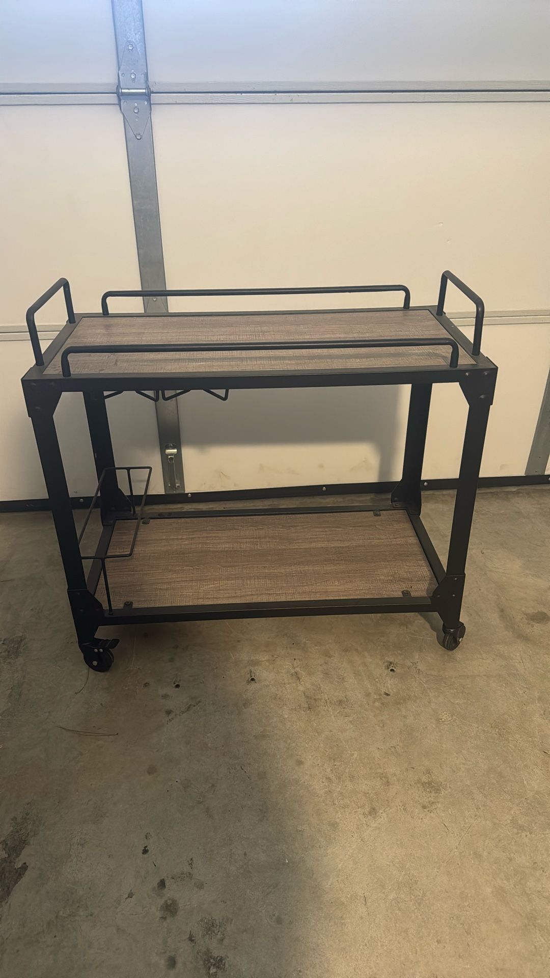 Bar Cart On Wheels