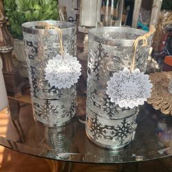 Snowflake Candle Holders