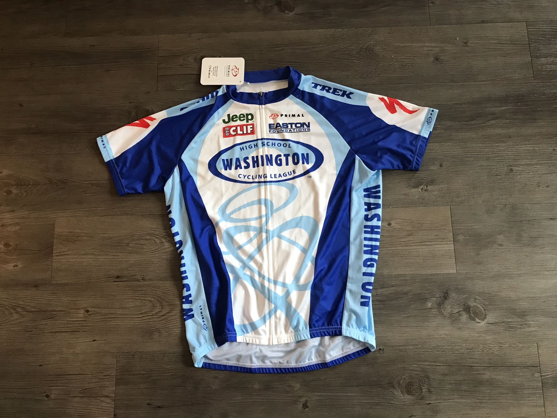NWT Washington Cycling League Jersey - Large