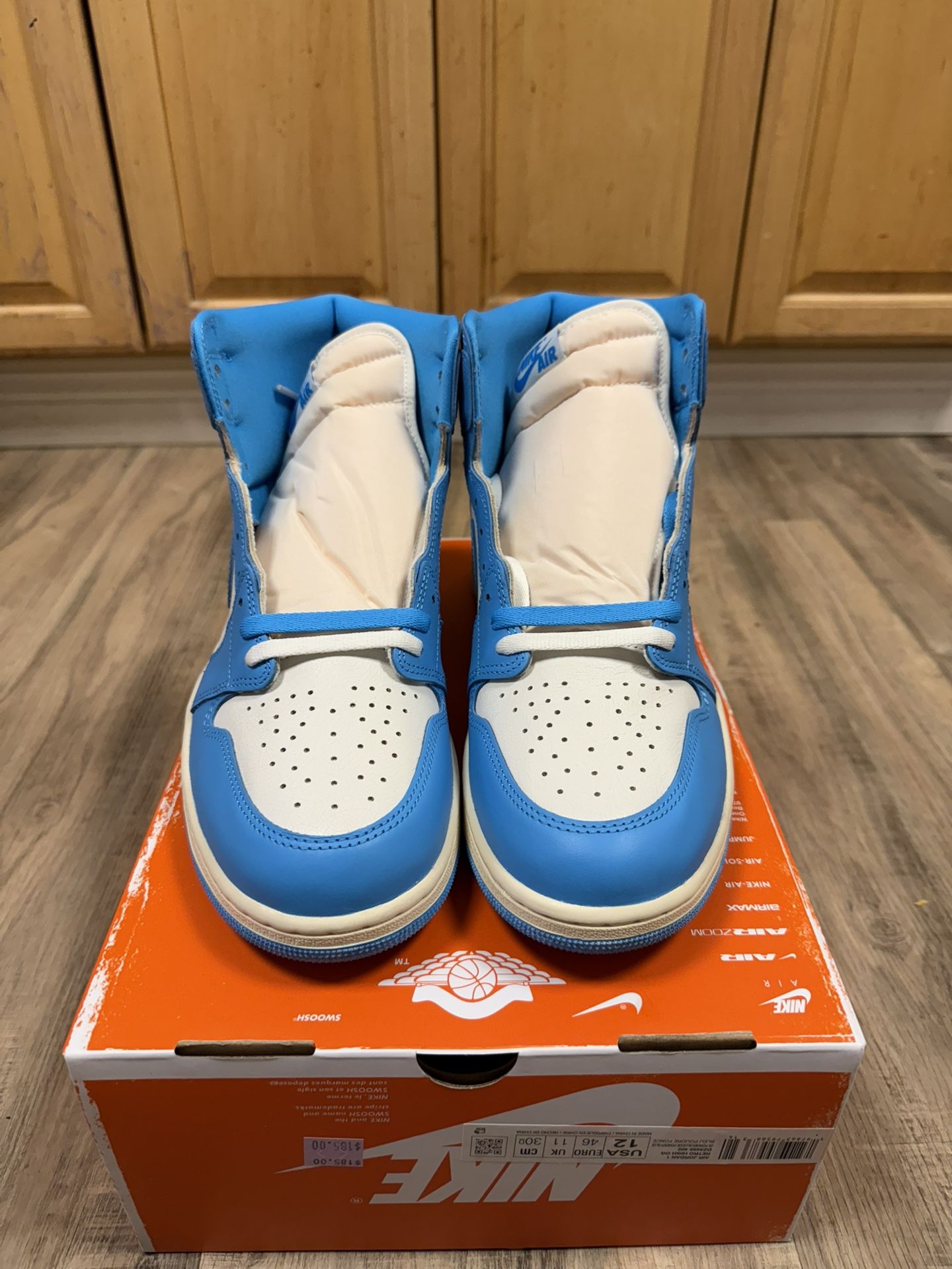 Jordan 1 Retro High OG UNC Reimagined Size 9.5M