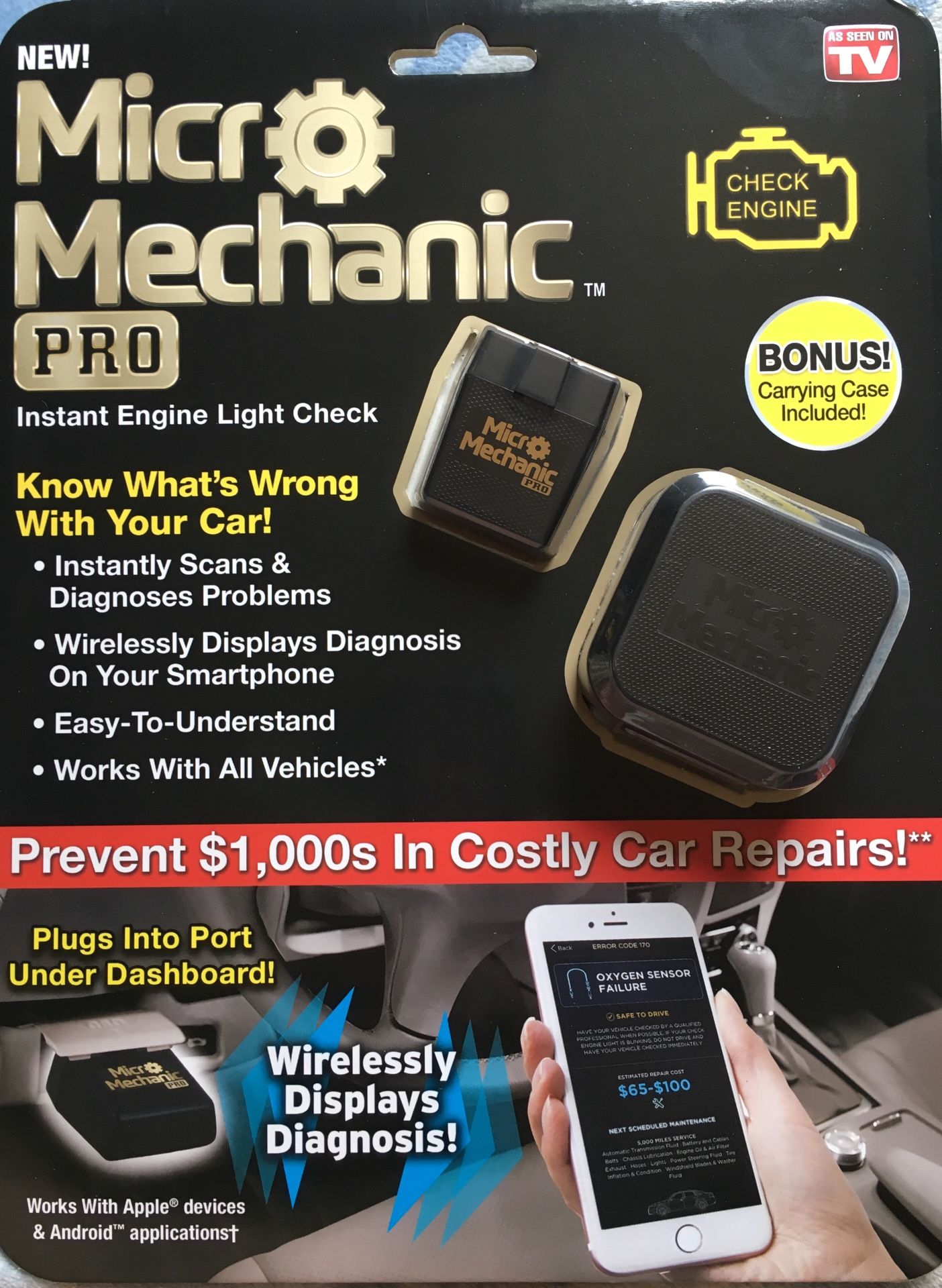 Brand NEW Micro Mechanic Pro Instant Engine Light Check MMDX-CD8