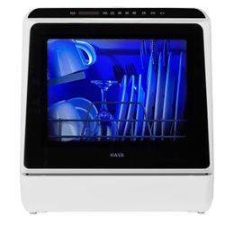 Countertop Dishwasher, 6 Programs Portable Dishwasher with Water Tank