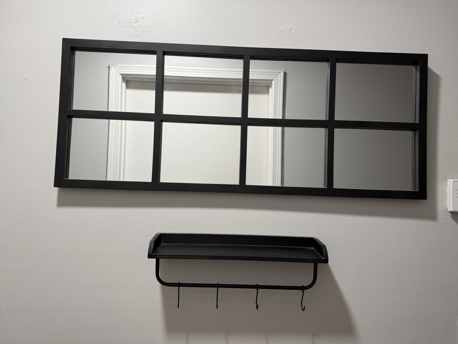 🪞 Wall Mirror & Shelf Set - $30 (Bundle)